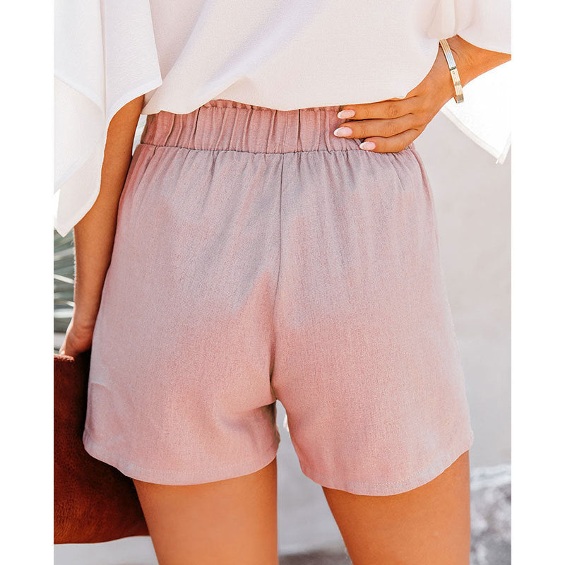 European And American New Linen-cotton Wide Leg Pants