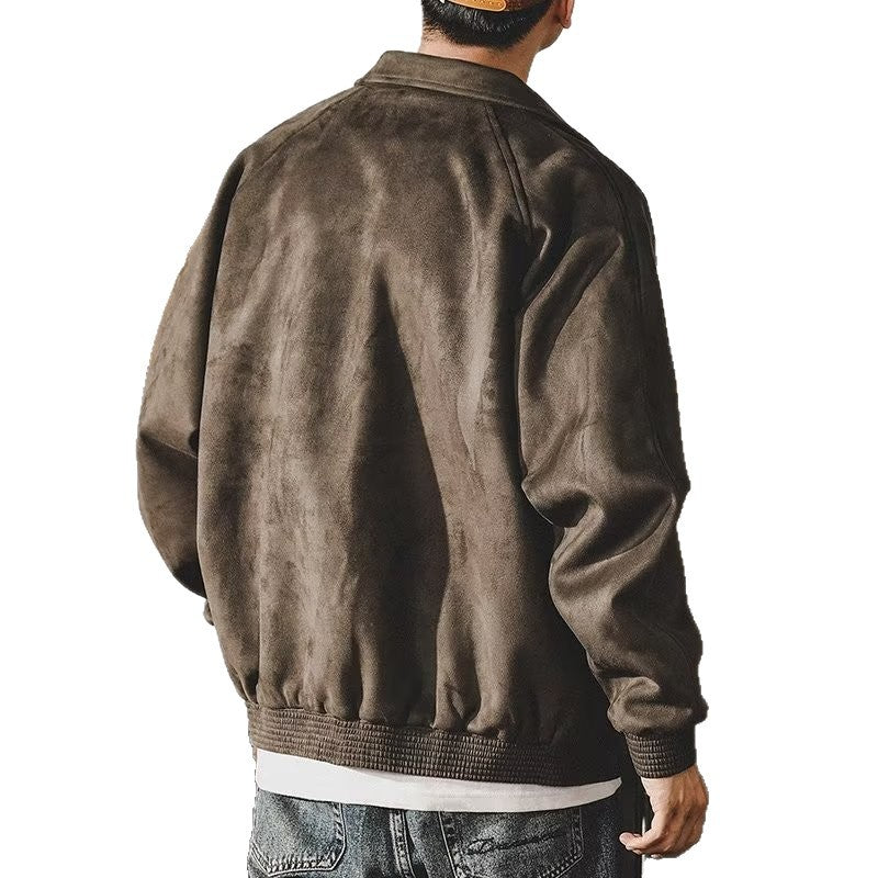 Mens Loose-Fit Heavyweight Insulated Jacket For Spring And Autumn From A Trendy Brand