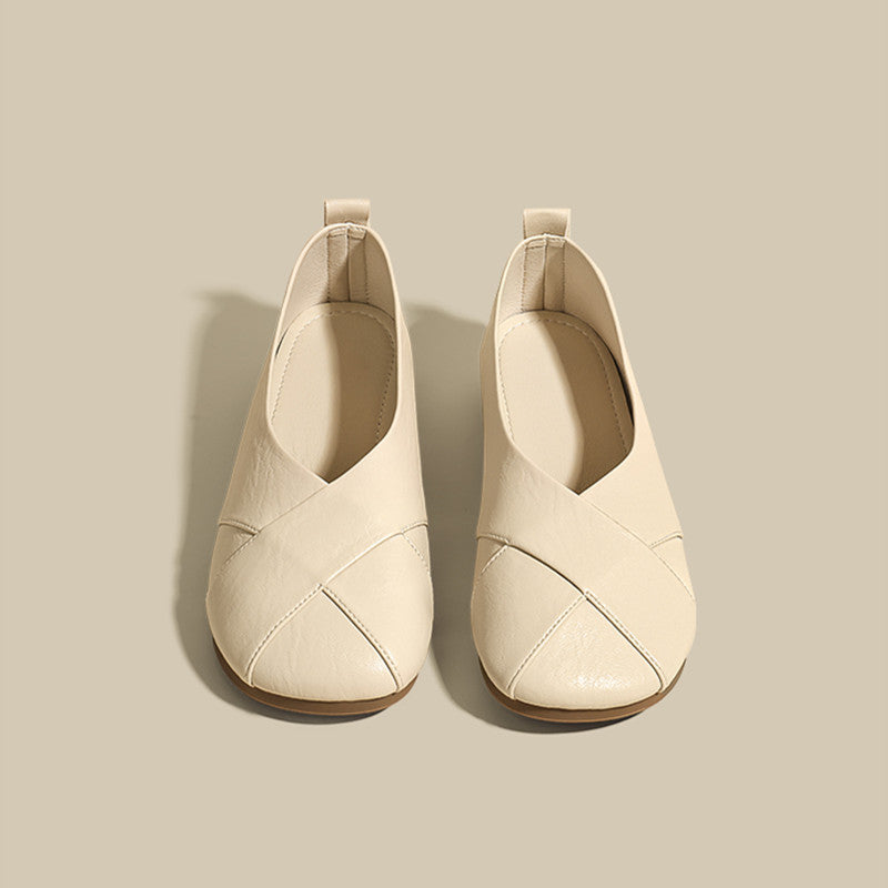 Women's Flat Slip On Large Toe Shoes