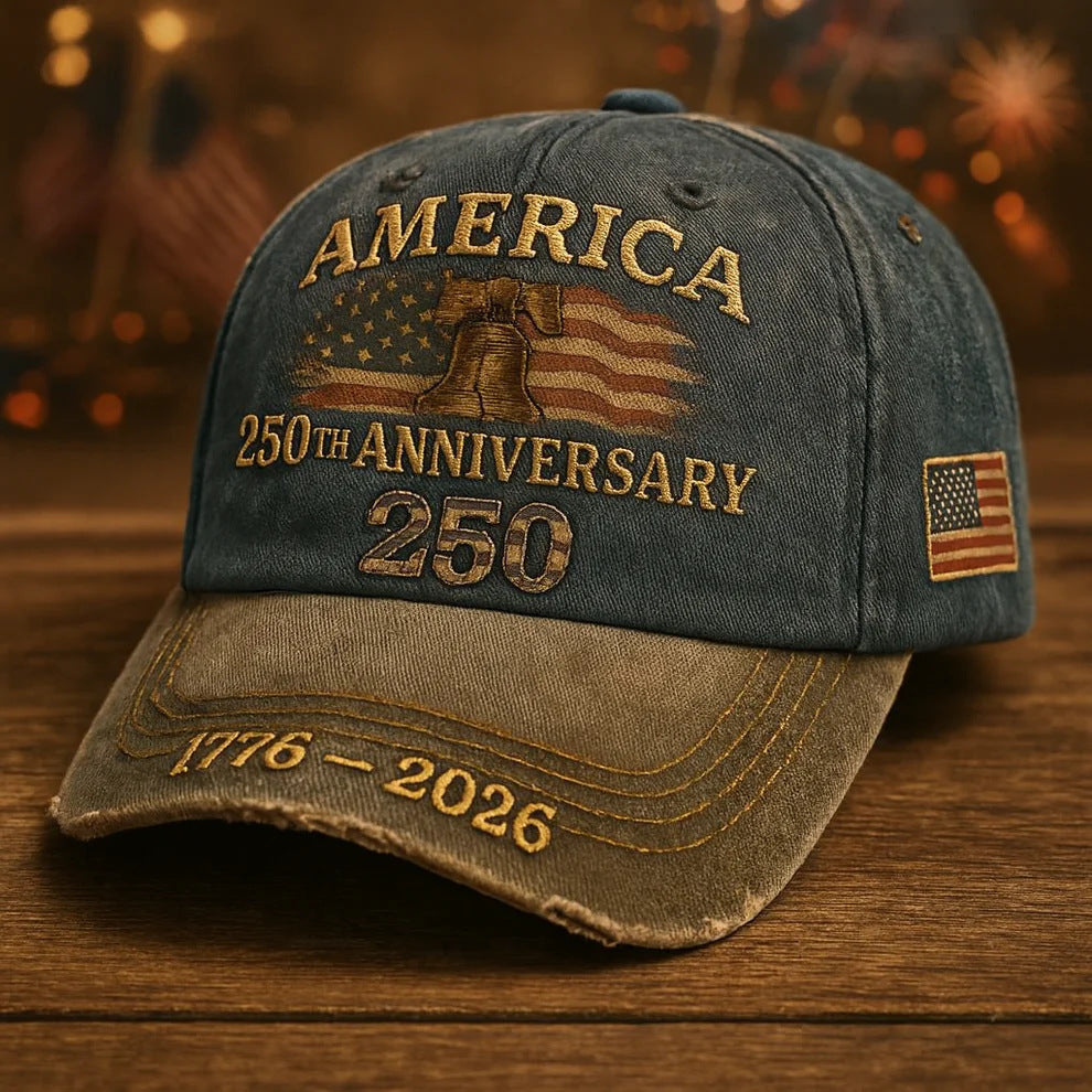 Washed, Versatile, Sun-protective Embroidered Baseball Cap