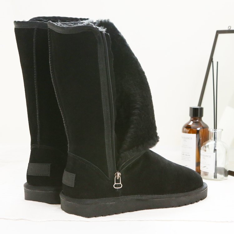 Plus Velvet Thick Women Boots High Tube Platform