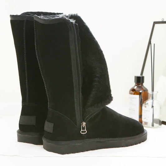 Plus Velvet Thick Women Boots High Tube Platform