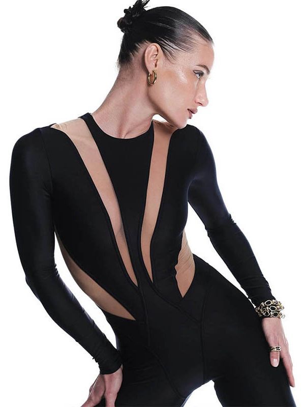 Women's Round Neck Long-sleeve Color Trend