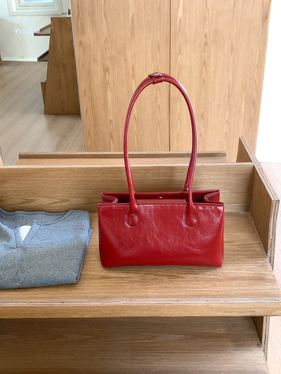 Vintage Large-capacity Womens Shoulder Bag