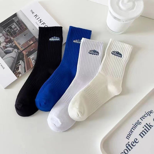 Lovers' Socks Autumn And Winter Snow Mountain Tube Socks