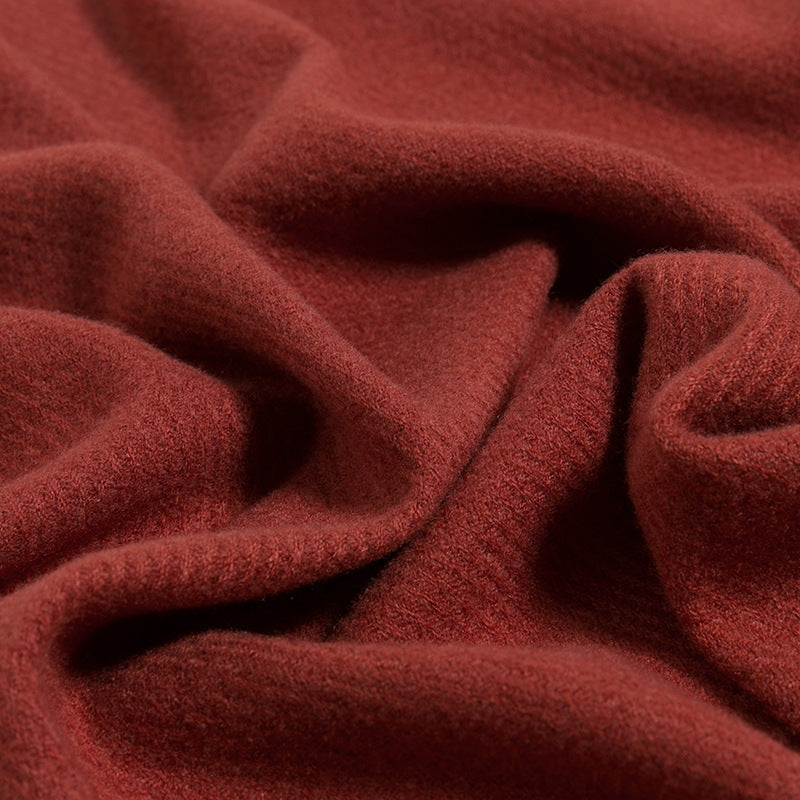 Women's Solid Color Thickened Cotton Cashmere Scarf