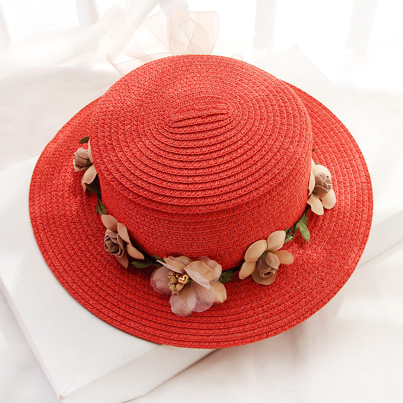 Women's Sun Garland Beach Outdoor Top Hat Sun Protection