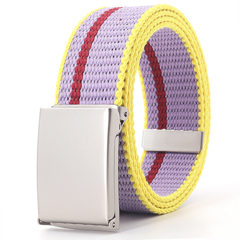 Casual Ethnic Canvas Jeans Belt Teens