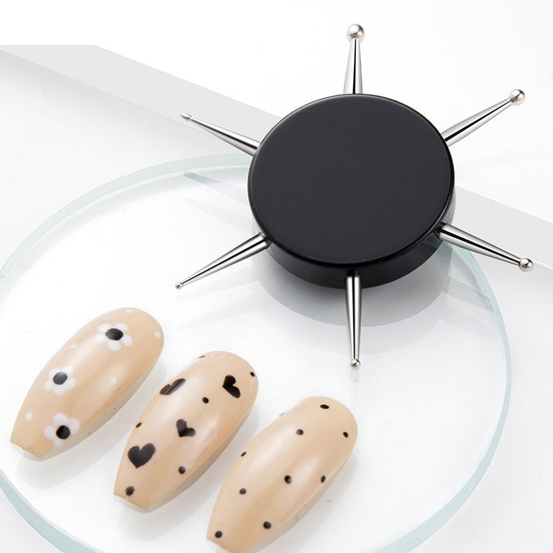 Round 6-head Point Pen Diamond Point Flower Multifunctional Brickearth Soft Clay Shaper
