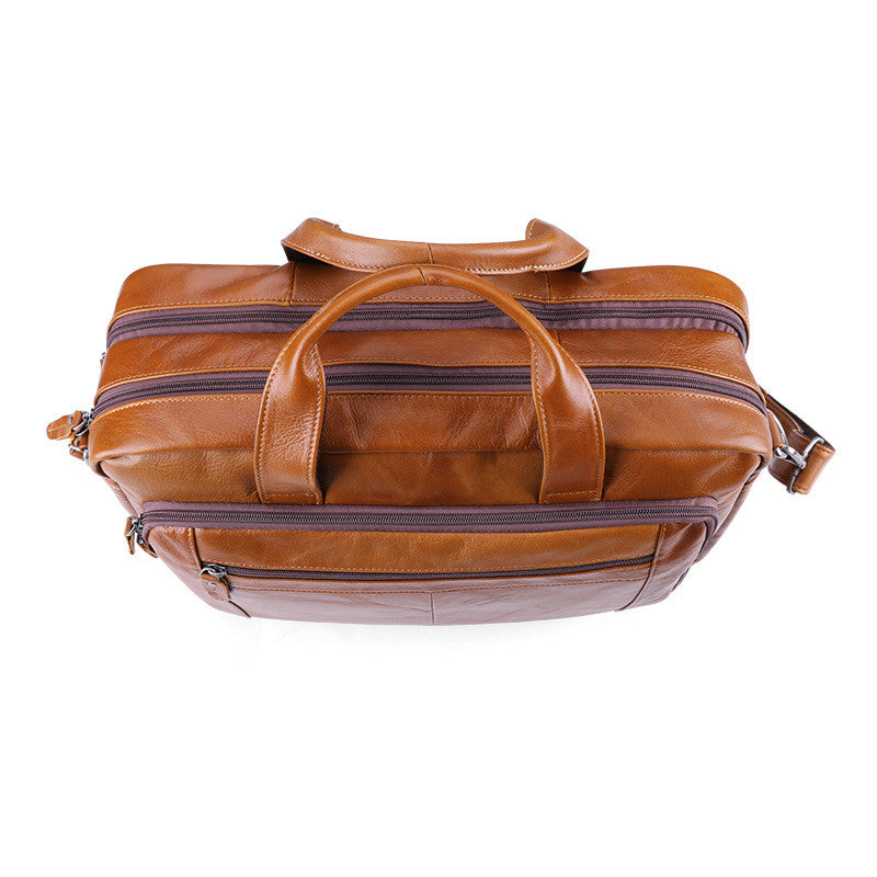leather computer bag   17 inch