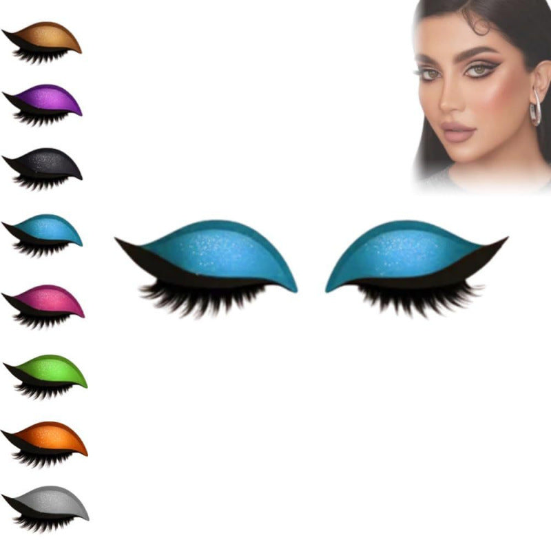Lazy Eyeshadow Eyelash Stickers