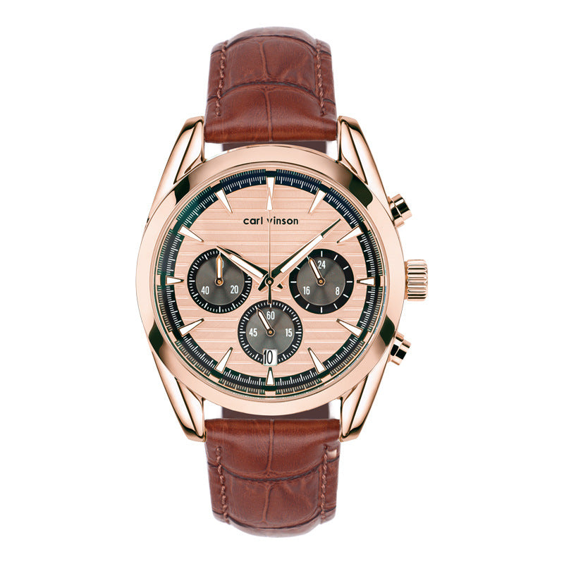 Men's Waterproof Luminous Quartz Watch
