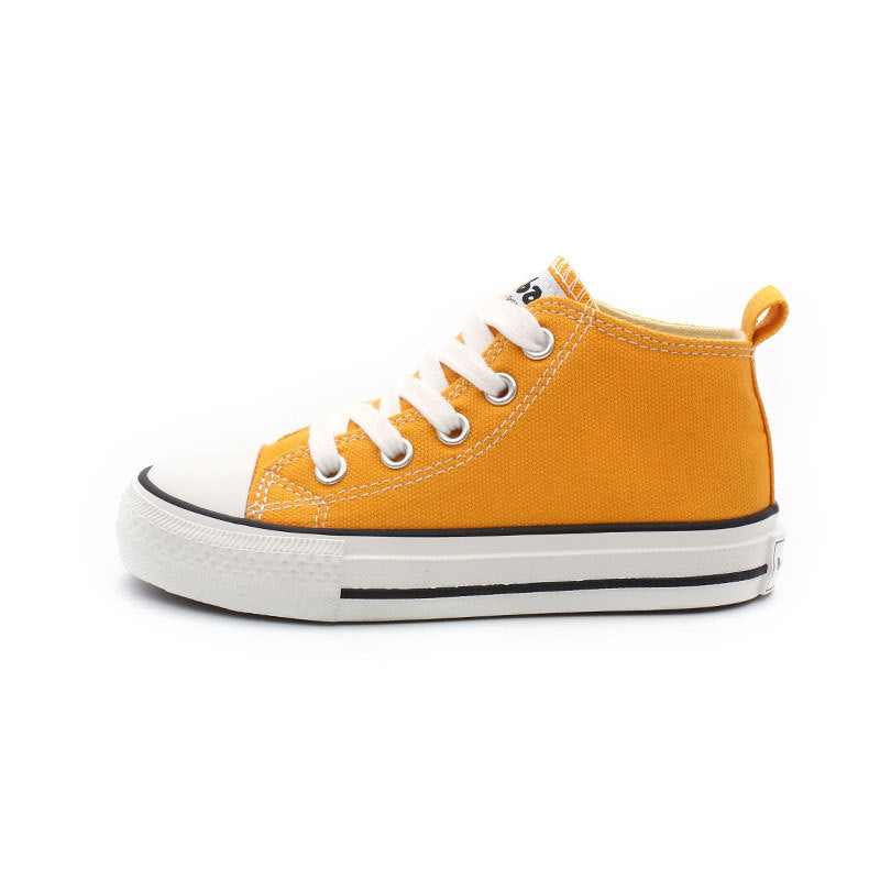 Children's Canvas Shoes Boys' Cloth Casual Mid-cut Autumn New Style