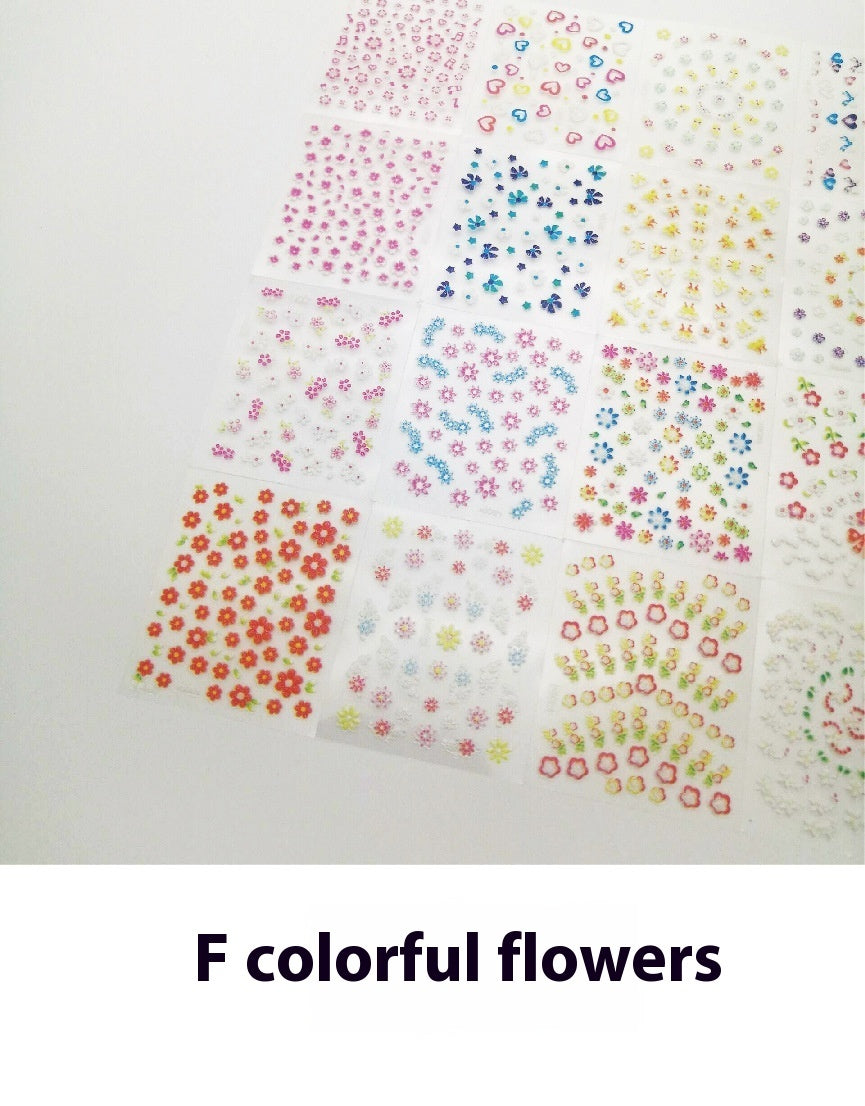 3D Nail Decoration Nail Sticker Set