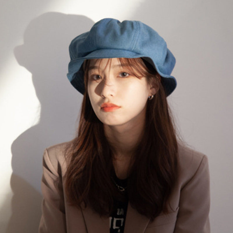 Designer Niche Large Version Japanese Lazy Style Bucket Hat Female