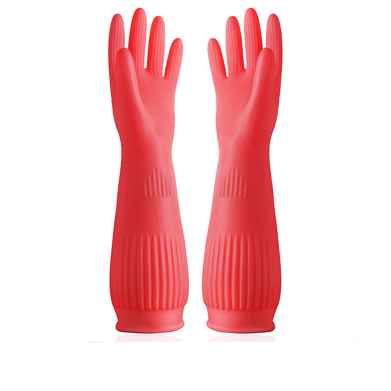 Thick Rubber Plastic Waterproof Wear Resistant Gloves