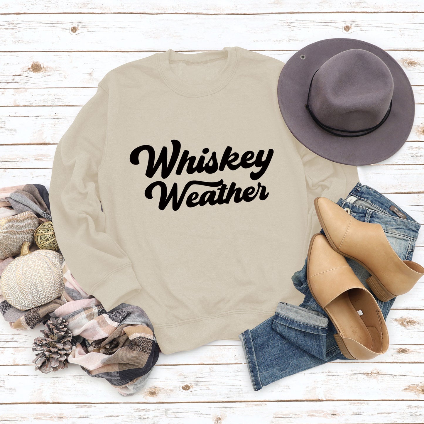 Lettered Casual Round Neck Long Sleeve Loose Sports Fashion Sweater