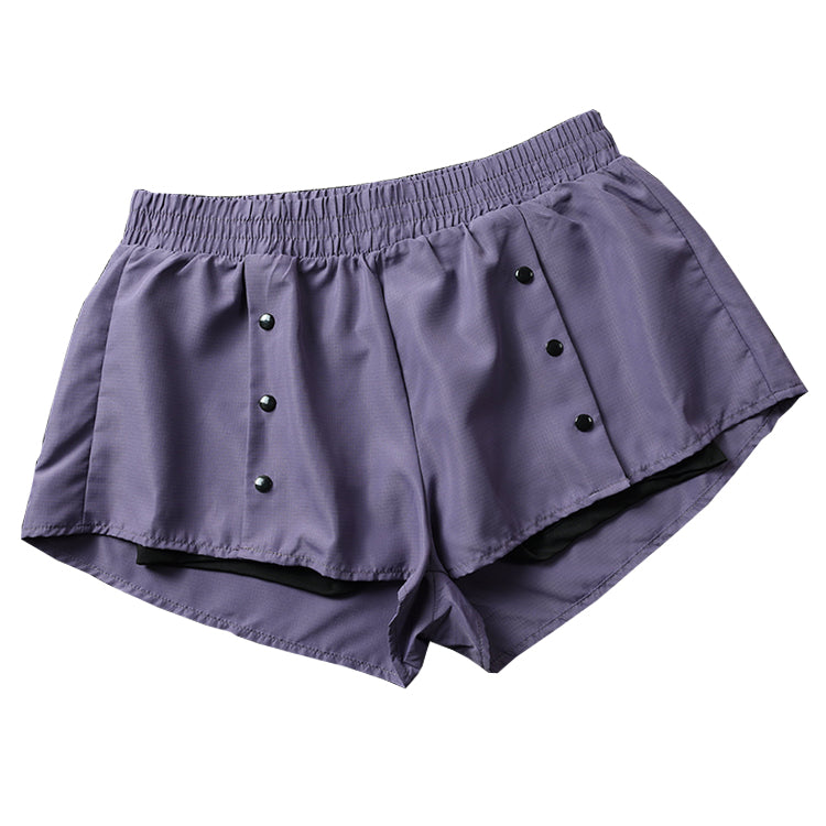 Anti-glare quick-drying breathable shorts women's running marathon