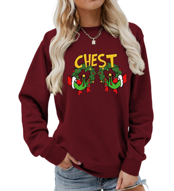 Women's Printed Long Sleeved Hoodie
