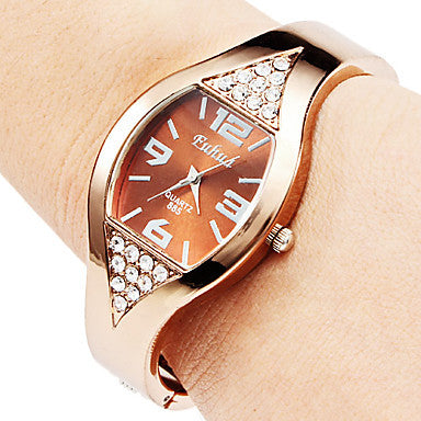Diamond ladies bracelet watch