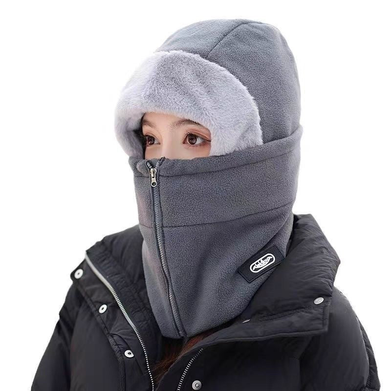 Windproof Riding Scarf Integrated Hat