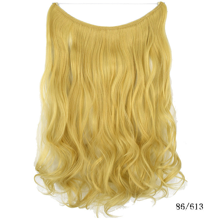 Women's One-piece Seamless Hair Extension Wig Set
