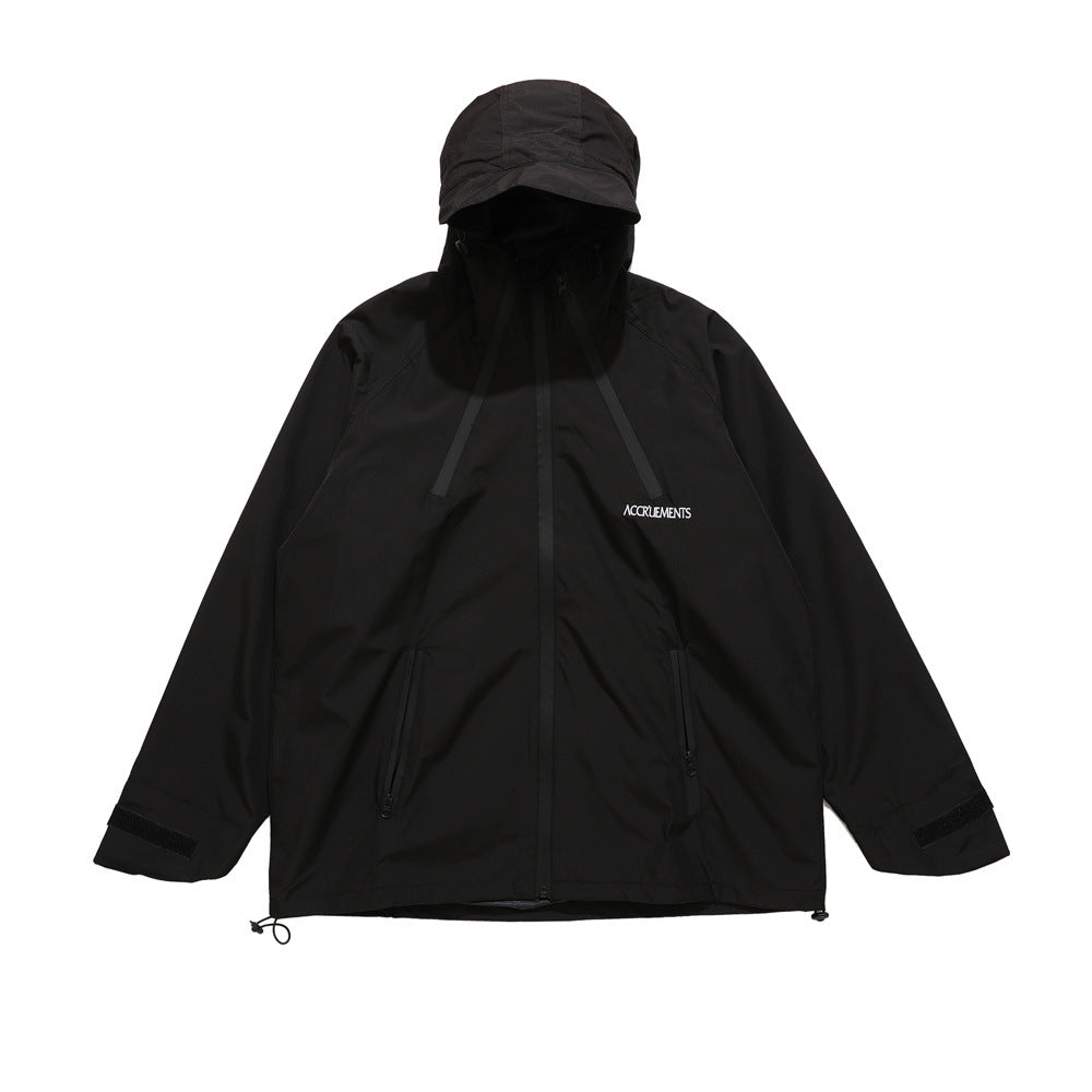 Functional Windproof Outdoor Sports Hooded Jacket Jacket