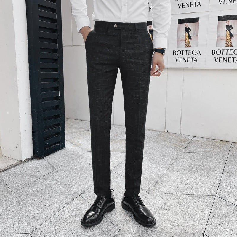 Trendy Men's Fashion Straight Trousers Business Men's Casual Pants