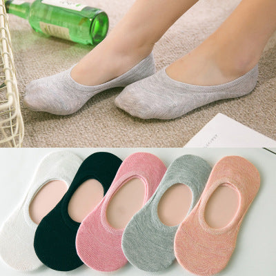 Pure color ship socks