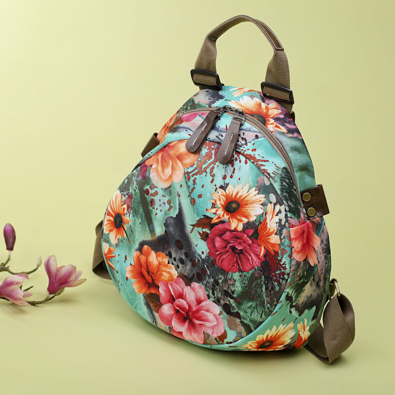 Mini Backpack Waterproof Oxford Fabric Personalized Print