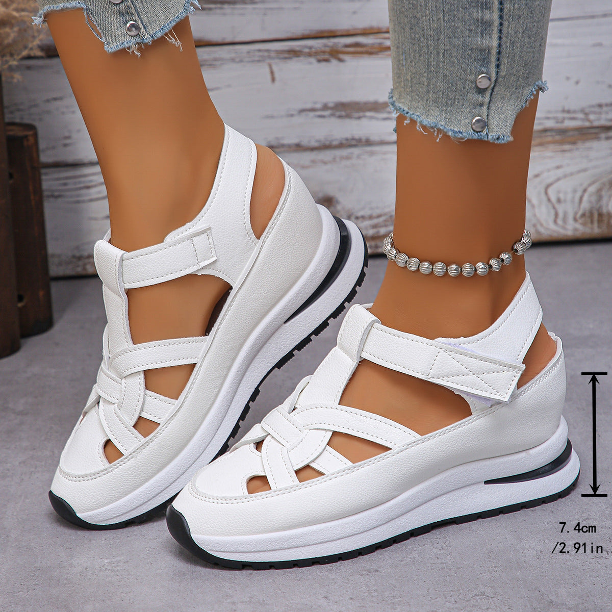 Wedge Roman Women's Magic Stick Shoes Platform Casual Shoes