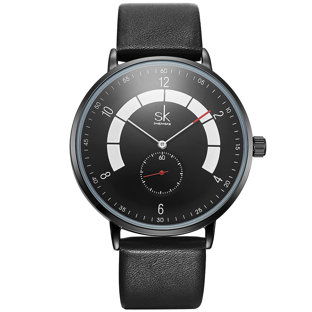 Leather men's fashion sports watch