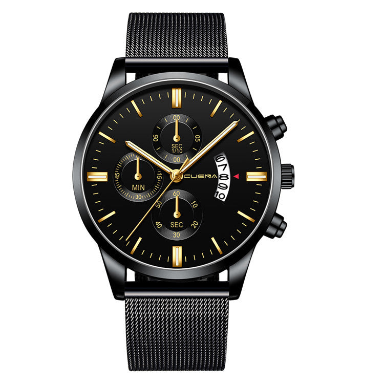 Calendar sports men's watch