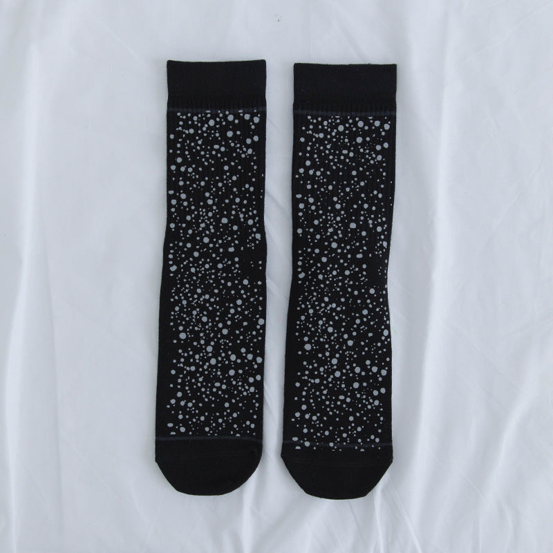 The sky is full of reflective socks