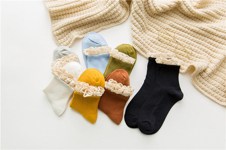 Lace girl socks