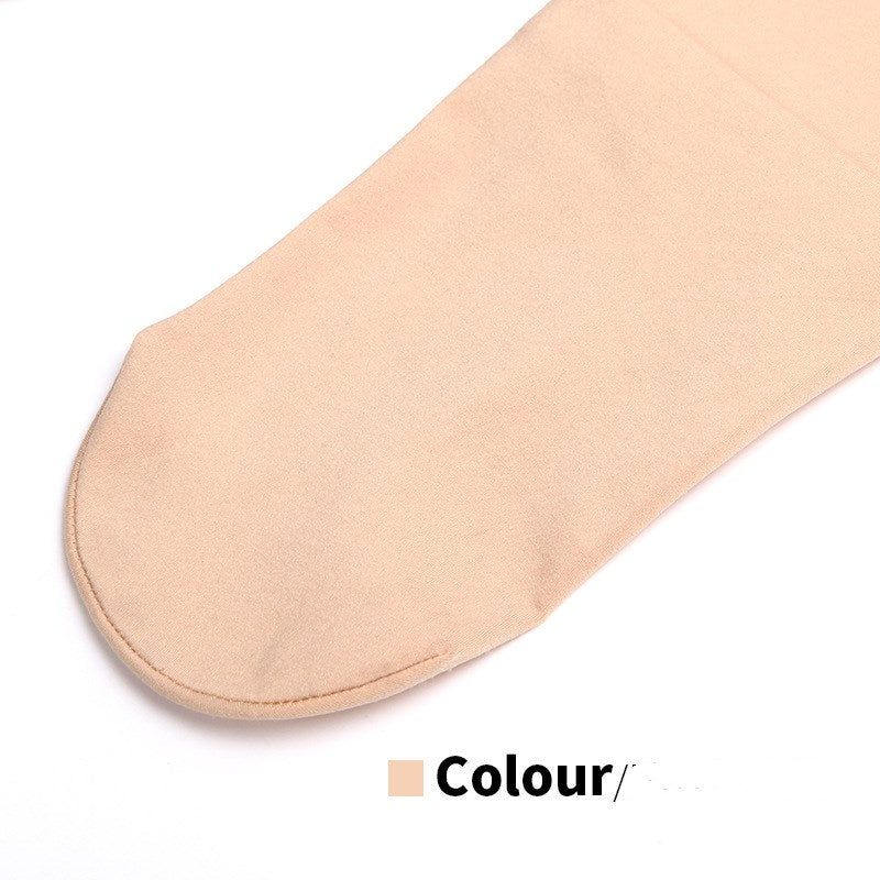Leggings med seler til kvinder, hudfarvet, varme bukser