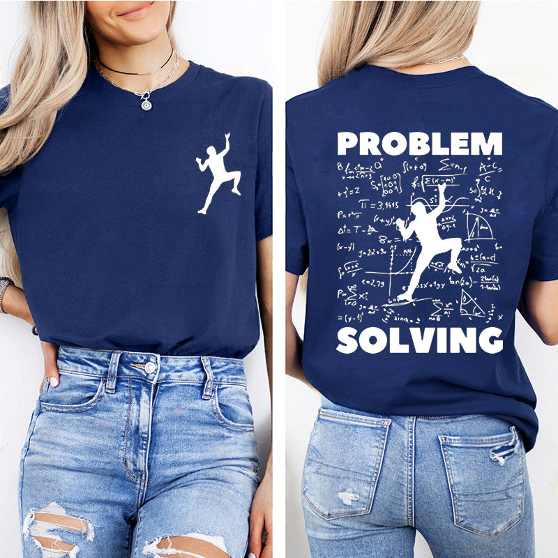 Climbing Problem-Solving Graphic T-Shirt