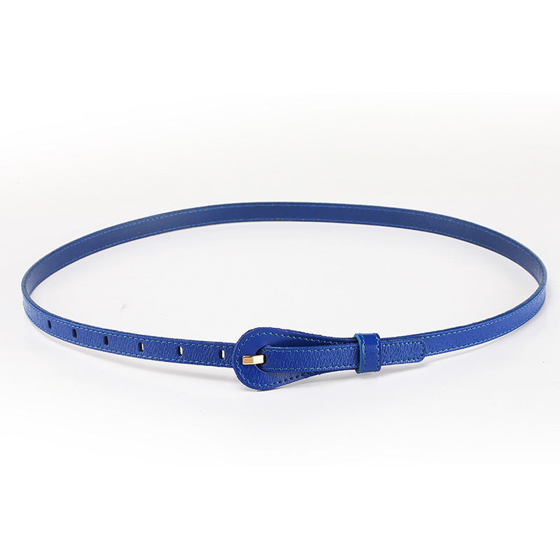 Women's Leather Belt Fine Decorative Skirt