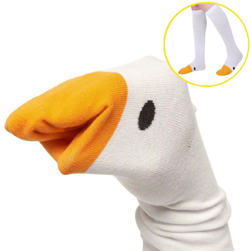 Goose Game Socks Funny Unisex Cotton Goose Sock Funny Gift
