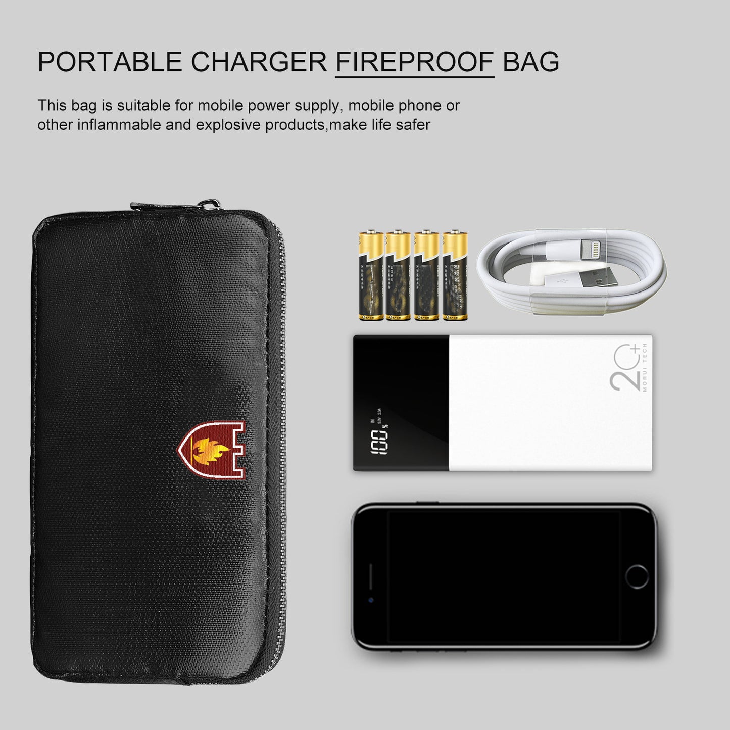 Mobile Power Packs Fireproof And Explosion-proof Protective Bag
