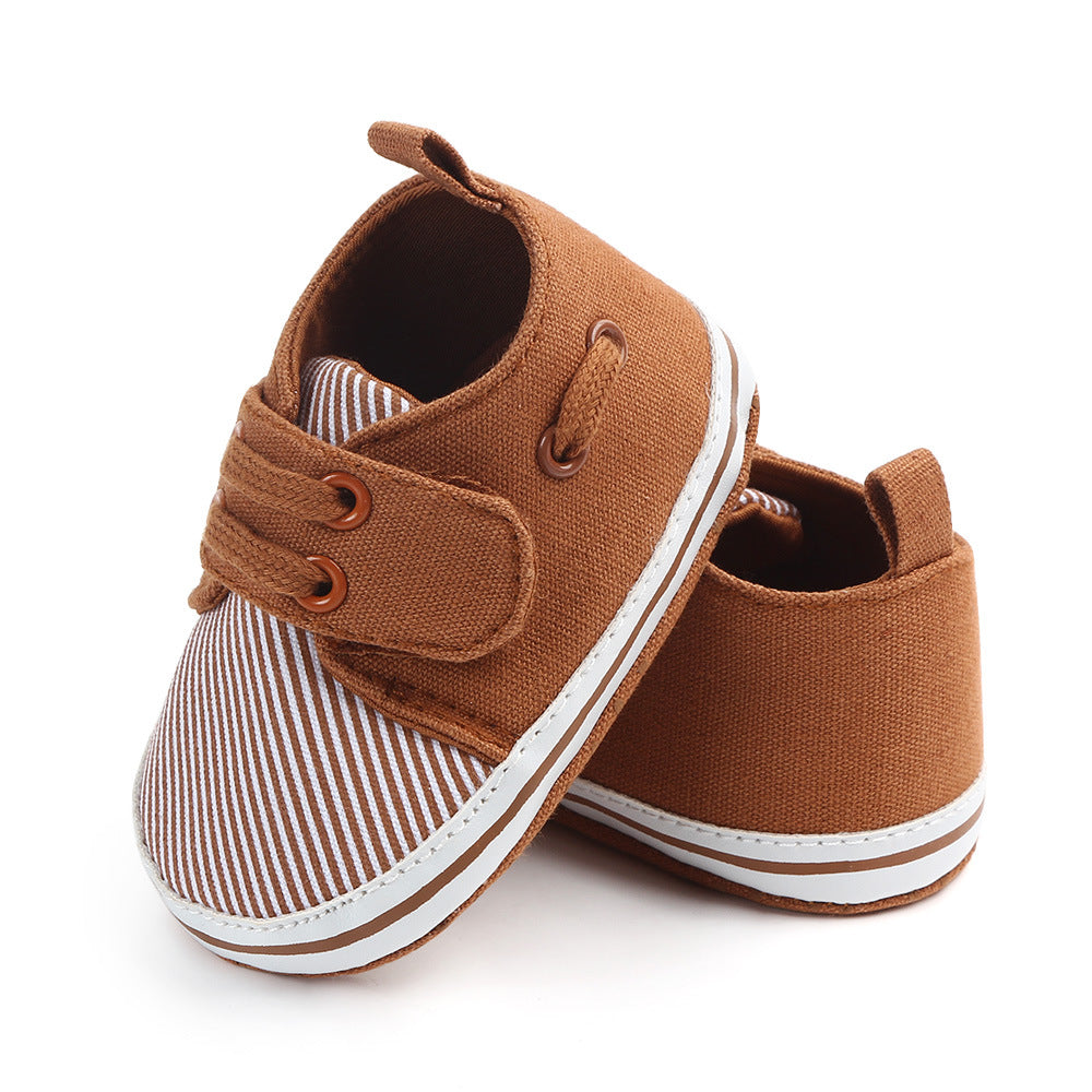 Year Old Velcro Plaid Soft Bottom Comfortable Non Slip Baby Shoes Baby Toddler Shoes Factory Direct Sales 2070