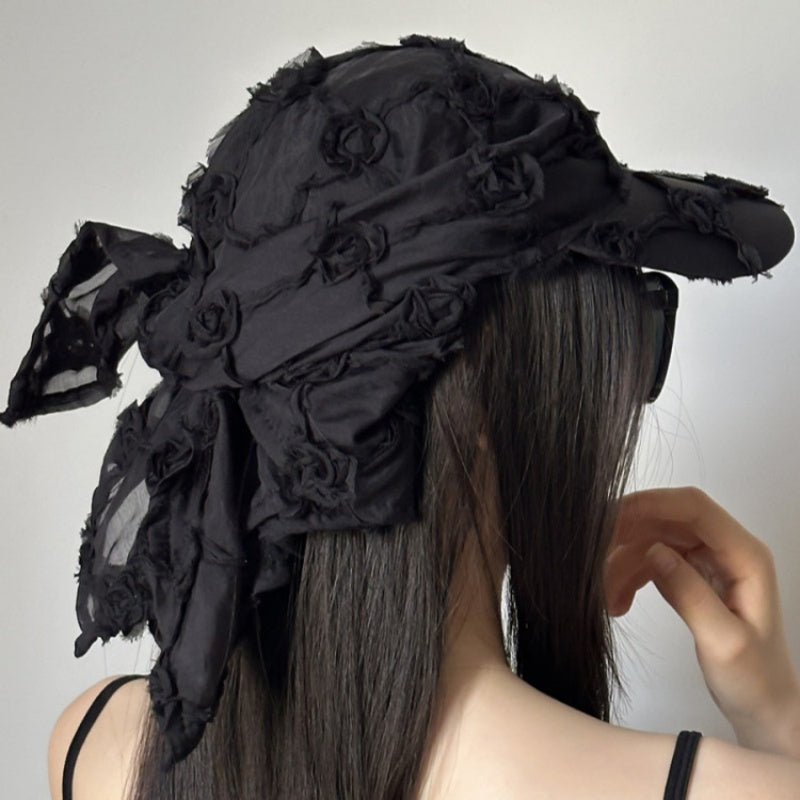 Stylish Retro 3D Floral Bandana Baseball Cap