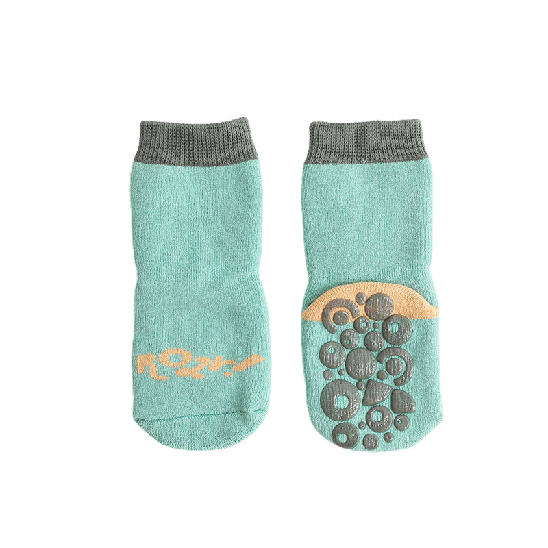 New Terry Thickened Baby Floor Socks Fruit Non-slip Dispensing