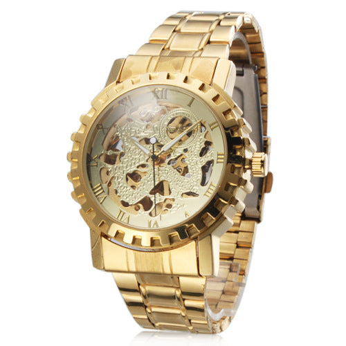 Full Automatic Winner Men's Automatic Mechanical Table, Men's Automatic Mechanical Watch Steel Strip