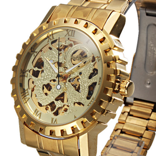 Full Automatic Winner Men's Automatic Mechanical Table, Men's Automatic Mechanical Watch Steel Strip