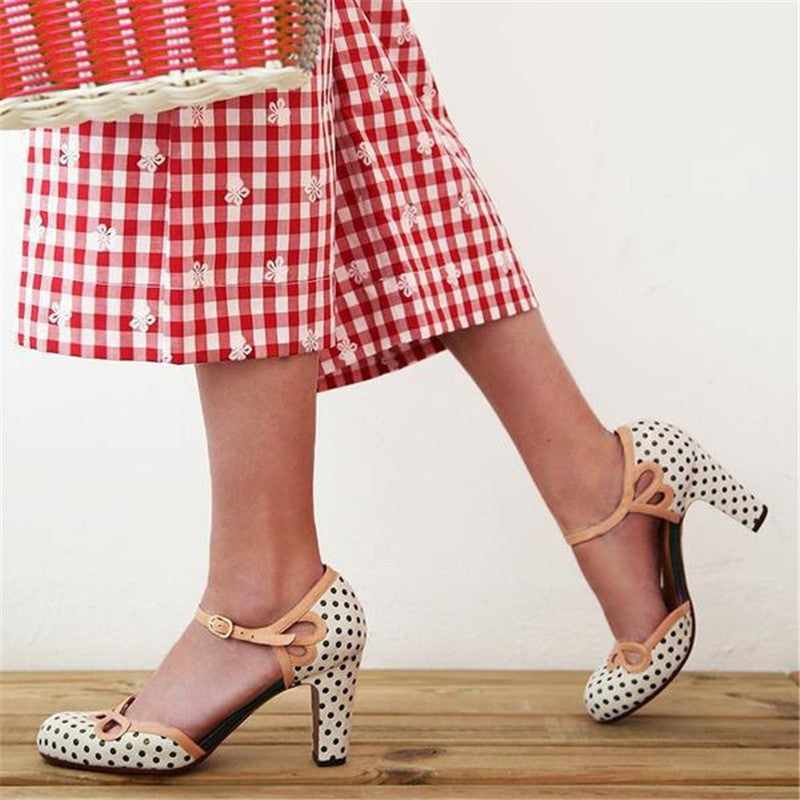 Polka dot sandals