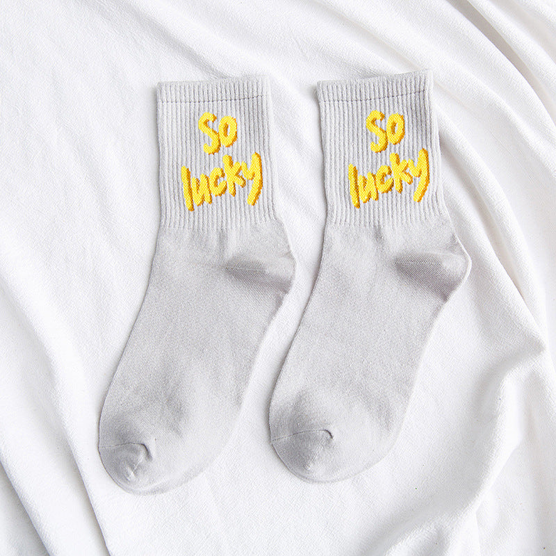 Sports students' cotton socks