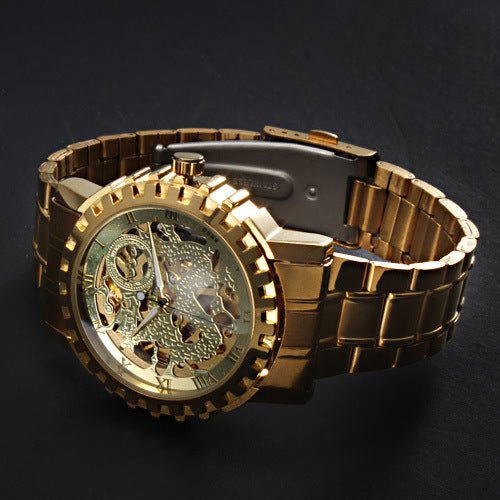 Full Automatic Winner Men's Automatic Mechanical Table, Men's Automatic Mechanical Watch Steel Strip
