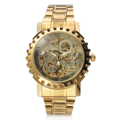 Full Automatic Winner Men's Automatic Mechanical Table, Men's Automatic Mechanical Watch Steel Strip