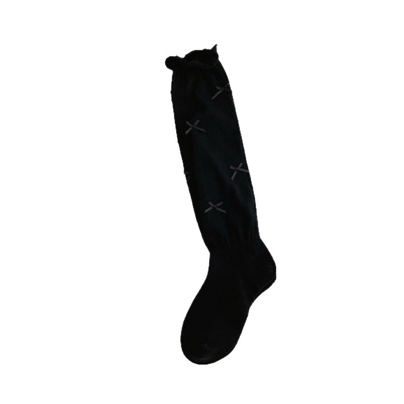 Summer Thin Bow-Knot JK Lolita Socks